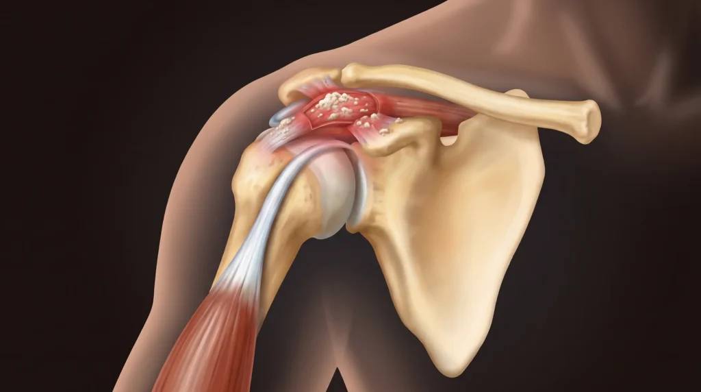 Tendinitis calcificante del manguito rotador